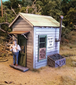 Bar Mills LLC ~ O Scale ~ Crossing Shanty ~ Kit ~ 794