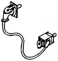 Details West ~ HO Scale ~ MU Cables ~ Dummy Receptacle ~ pkg(2) ~ 221