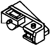 Details West ~ HO Scale ~ Handbrakes ~ Chain Pulley Beam ~ pkg(2) ~ 246