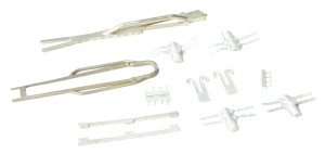 Details West ~ HO Scale ~ Code 55 #6 Turnout/Switch Frog & Points ~ 951