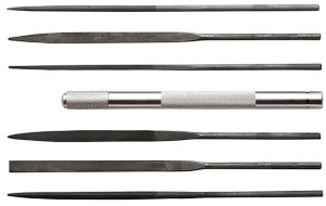 Excel Hobby Blades ~ 6-Piece Sharpening File Set with Handle ~ 55668