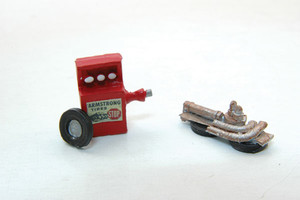 JL Innovative Design ~ HO Scale ~ Custom Tire Balancer/Auto Junk Pile ~ pkg(2) ~ 445