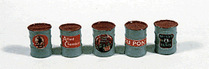 JL Innovative Design ~ HO Scale ~ Barrels ~ Paint & Chemicals ~ 912