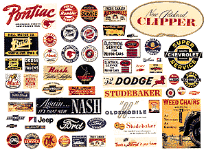 JL Innovative Design ~ HO Scale ~ Vintage Signs/Posters ~ 404