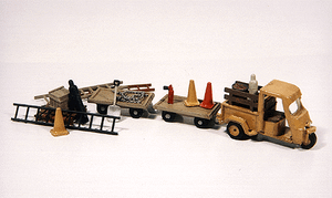 JL Innovative Design ~ HO Scale ~ Deluxe Cushman Truckster & Carts Detail Set ~ Kit ~ 925