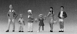 Preiser Kg ~ HO Scale ~ Children standing ~ 6 pack ~ 10023