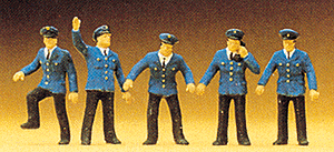 Preiser Kg ~ HO Scale ~ Railroad Personnel ~ Station Personnel #2 ~ 10012