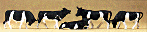 Preiser Kg ~ HO Scale ~ Animals ~ Cows ~ Colors may vary ~ 14155