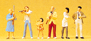 Preiser Kg ~ HO Scale ~ At The Shooting Gallery ~ 24662