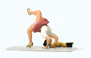 Preiser Kg ~ HO Scale ~ Performance Artist Going into Head Stand ~ 29108