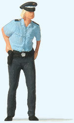 Preiser Kg ~ HO Scale ~ Police Woman Individual Figure ~ 28237