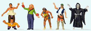 Preiser Kg ~ HO Scale ~ Carnival Parade ~ package(5) ~ 24646