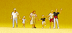 Preiser Kg ~ N Scale ~ Pedestrians ~ Passers-By Hurrying ~ 79094
