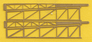 Railway Express Miniatures ~ N Scale ~ Parts for Construction Equipment ~ Etched Brass Crane Boom ~ package(2) ~ 623-2010