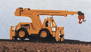Railtown Model Railroad Supplies ~ N Scale ~ MOW Equipment ~ Hydraulic High Rail MOW Crane ~ 623-2131