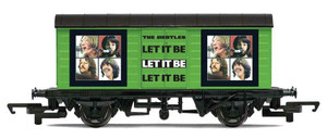 Rivarossi ~ HO Scale ~ 4-Axle European Boxcar - OO Scale for HO Track, NEM Couplers ~ Ready to Run ~ Beatles "Let it Be" (Full Color) ~ 635-R60153