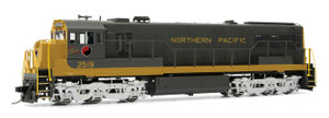 Rivarossi ~ HO Scale ~ GE U25C ~ Standard DC ~ Northern Pacific #2519 (black, yellow) ~ 635-HR2885