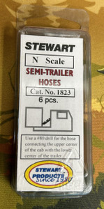 Stewart Products ~ N Scale ~ Semi-Trailer Hoses ~ package(6) ~ 683-1823