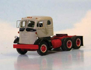 SYLVAN SCALE MODELS ~ HO Scale ~ 1953-1957 Mack H-63 Tandem-Axle Tractor Only ~ Resin Kit ~ Undecorated ~ 696-V090