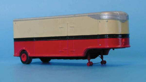 SYLVAN SCALE MODELS ~ HO Scale ~ 32' Fruehauf Drop Deck Furniture Van ~ Resin Kit ~ Undecorated ~ 696-T008