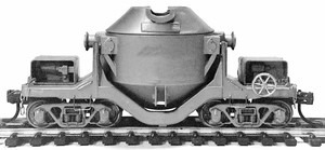 State Tool & Die ~ HO Scale ~ Pollack 75-Ton Hot Metal Car ~ Kit ~ Undecorated ~ 661-720