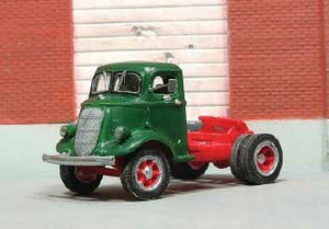 SYLVAN SCALE MODELS ~ HO Scale ~ 1937 Studebaker COE Highway Tractor Only ~ Resin Kit ~ Unpainted Resin Castings ~ 696-V365