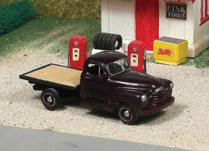 SYLVAN SCALE MODELS ~ HO Scale ~ 1947-1953 Chevrolet Half-Ton Flatbed Truck ~ Resin Kit ~ Unpainted ~ 696-V354