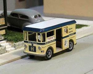SYLVAN SCALE MODELS ~ HO Scale ~ 1929-1948 Divco-Twin Coach Delivery Truck ~ Resin Kit ~ With Helms Bakery Decals ~ 696-SE02
