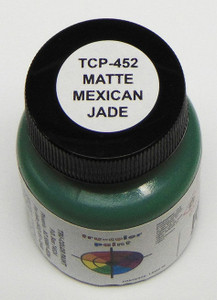 Tru-Color Paint ~ All Scale ~ Sprayable Matte Paints ~ 1oz 29.6mL ~ Exterior Wall ~ Mexican Jade ~ 452