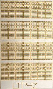 The N Scale Architect ~ Z Scale ~ Pallets ~ package(28) ~ Wood, Two-Layer ~ 716-30037