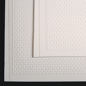 The N Scale Architect ~ HO Scale ~ Model Builder's Supply Line Styrene Sheets ~ package (2) .020 x 11 x 14" ~ Slate Roofing ~ 716-50034