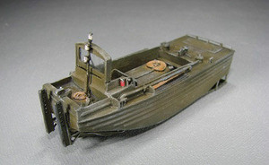 Trident Miniatures ~ HO Scale ~ M80 Push Boat (Relapsing Boat) ~ Resin Kit ~ Use with Trailer #87237 (Sold Separately) ~ 729-87236