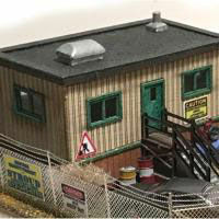 The N Scale Architect ~ N Scale ~ Modular Office ~ Laser-Cut Kit ~ 2-1/4 x 1 x 1-1/4" 5.7 x 2.5 x 3.2cm ~ 716-10046