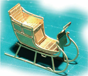 The N Scale Architect ~ N Scale ~ Making-A-Scene Etched Brass Kit ~ Cutter Sleigh ~ 716-96702