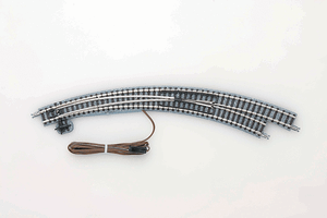 TomyTec Co LTD ~ N Scale ~ Remote Curved Turnout (Points) CPR317/280-45 ~ Fine Track ~ Right Hand w/12-1/2 & 11" 317 & 280mm Radii, 45 Degree Curve Segment ~ 738-1278