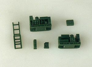 Trident Miniatures ~ HO Scale ~ Vehicle Accessories ~ Diesel Parts on Skids ~ 729-96010