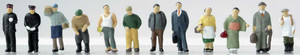 TomyTec Co LTD ~ N Scale ~ Pedestrians ~ 10 People, 2 Dogs, 2 Strollers ~ 738-265870
