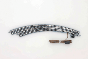 TomyTec Co LTD ~ N Scale ~ Remote Curved Turnout (Points) CPL317/280-45 ~ Fine Track ~ Left-Hand ~ 12-1/2 & 11" 317 & 280mm Radii, 45-Degree Curve Segment ~ 738-1279