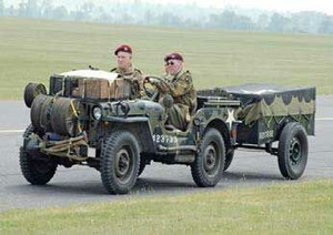 Trident Miniatures ~ HO Scale ~ British Airborne Jeep ~ Resin Kit ~ Unpainted ~ 729-87229