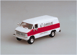 Trident Miniatures ~ HO Scale ~ Chevrolet Delivery Vans ~ U Drive Truck Rentals ~ 729-90123