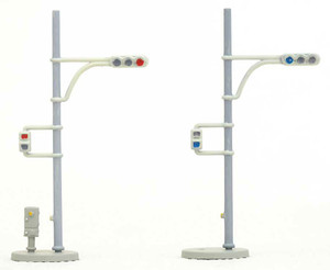 TomyTec Co LTD ~ N Scale ~ Traffic Signals ~ package(2) ~ For Driving on the Left Side ~ 738-262589
