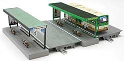 TomyTec Co LTD ~ N Scale ~ Downtown Bus Stop ~ Kit ~ 738-262961
