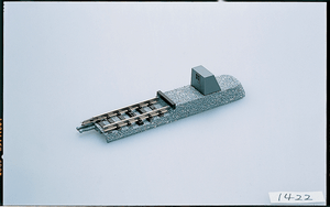 TomyTec Co LTD ~ N Scale ~ Lighted Concrete Bumper (Buffer) Track E ~ Fine Track ~ 738-1422