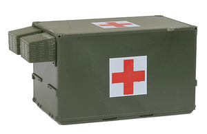 Trident Miniatures ~ HO Scale ~ S-280 Portable Field Shelter ~ Medical Corps ~ 729-90363