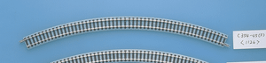 TomyTec Co LTD ~ N Scale ~ Curve Track C354-45 ~ Fine Track ~ 13-15/16" 354mm Radius, 45 Degree Sections ~ package(2) ~ 738-1126