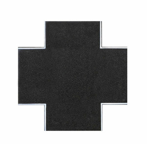 Vollmer Gmbh ~ HO Scale ~ Weathered Asphalt Street 90-Degree Intersection ~ 5-7/8 x 5-7/8" 15 x 15cm ~ 770-48261