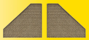 Vollmer Gmbh ~ HO Scale ~ Wing Walls ~ For Single Track Tunnel Portal ~ 770-48101