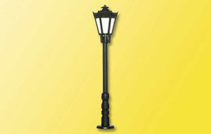Viessmann Modellspielwaren ~ HO Scale ~ Park Lamp ~ Black, Warm-White LED, 2-3/1 5.6cm Tall" ~ 769-6070
