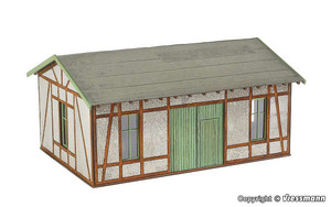 Vollmer Gmbh ~ HO Scale ~ Half-Timber Workshop ~ Polyplate Composite Kit ~ 4-3/16 x 2-3/4 x 2-3/16" 10.6 x 7.1 x 5.5cm ~ 770-45640