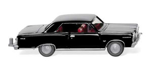 Wiking ~ HO Scale ~ 1964 Chevrolet Malibu 2-Door ~ Assembled ~ Black ~ 781-22004